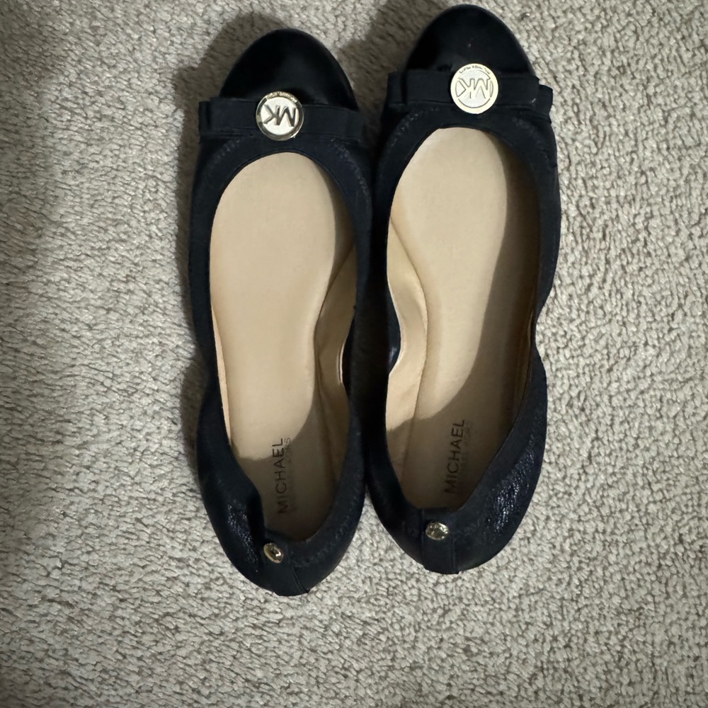 Michael Kors Black Ballet Flats